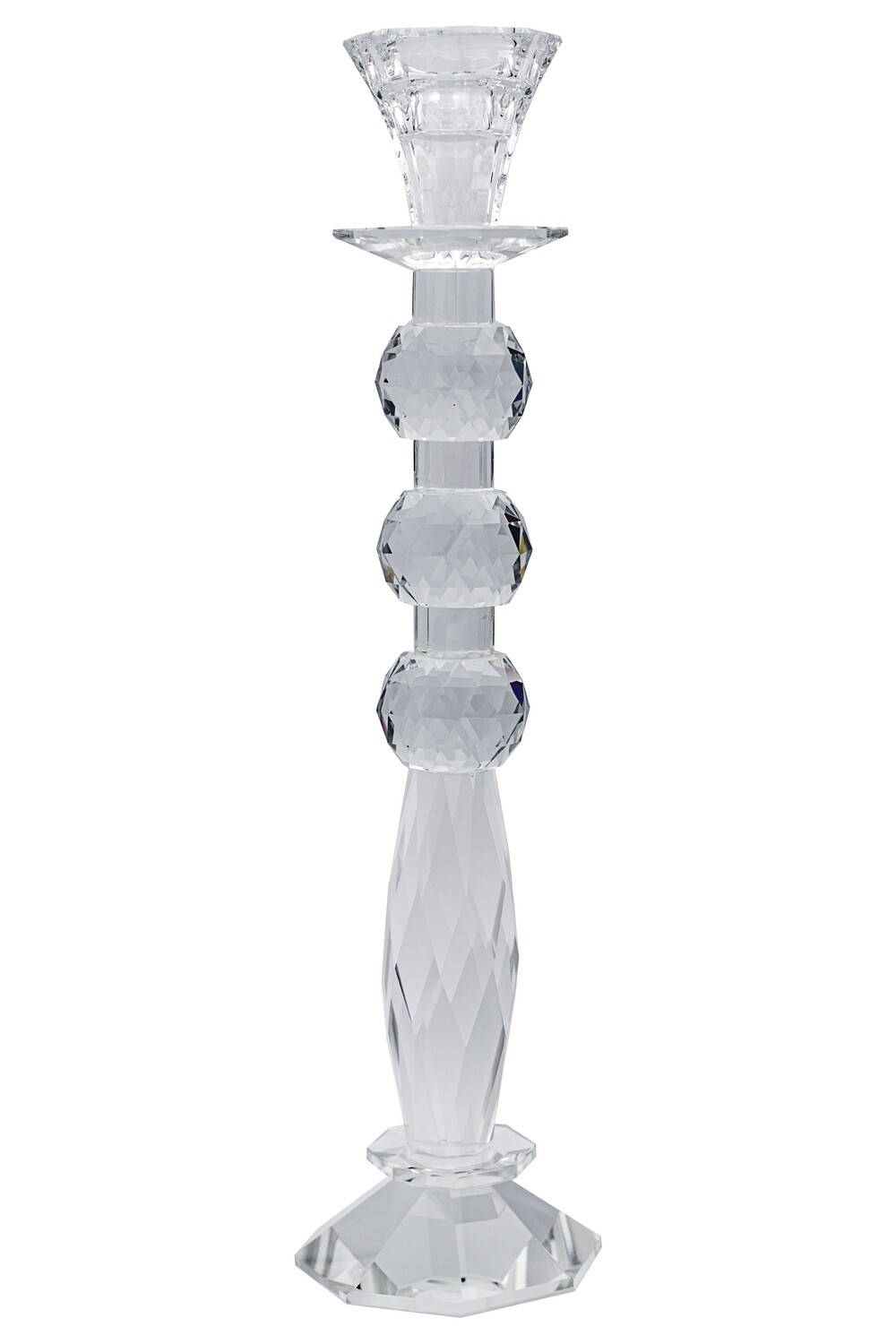 Candlestick Holder Crystal 35cm Candlestick Holder Crystal 35cm