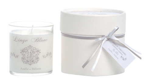LINGE BLANC - BOUGIE PARFUMEE 140G