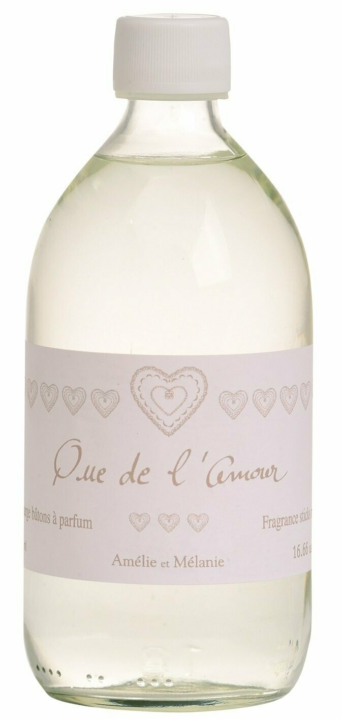 QUE DE L'AMOUR - RECHARGE BÂTONS A PARFUM 500ML