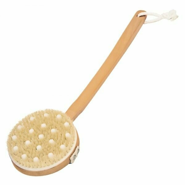 BROSSE DE MASSAGE AVEC DENTURE ET MANCHE LONG