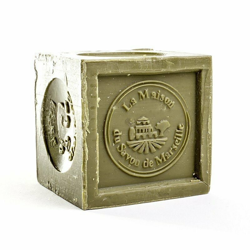 CUBE DE SAVON DE MARSEILLE A L' OLIVE 300G