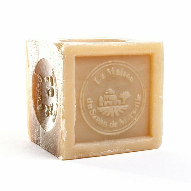 CUBE DE SAVON DE MARSEILLE 300G - 72% HUILE VEGETALE