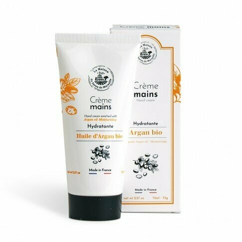 CREME MAINS A L'HUILE D'ARGAN BIO - 75ML