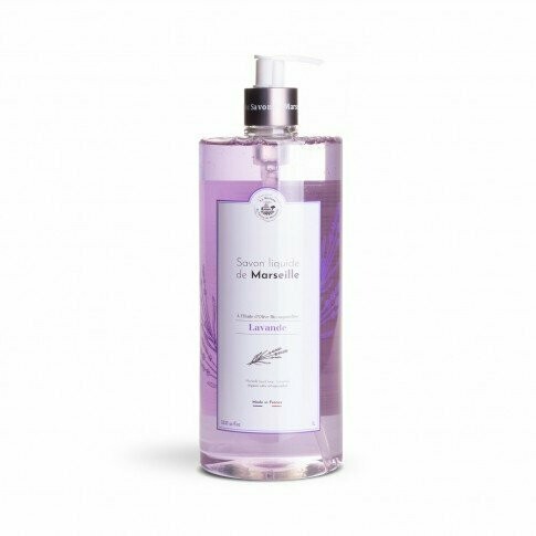SAVON LIQUIDE DE MARSEILLE PARFUME AUX HUILES ESSENTIELLES DE LAVANDE 1L