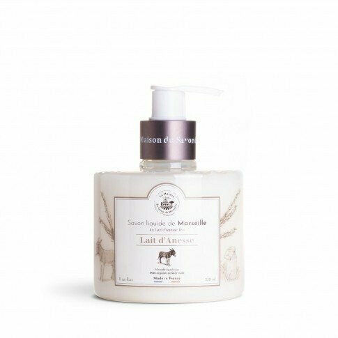 SAVON LIQUIDE DE MARSEILLE AU LAIT D'ANESSE BIO 330ml