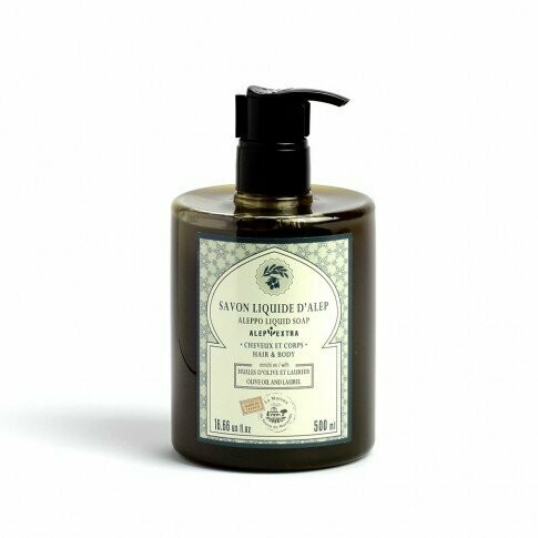 SAVON D'ALEP LIQUIDE CORPS ET CHEVEUX - 500ML