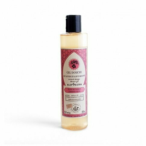 GEL DOUCHE AU SAVON D'ALEP PARFUME A LA ROSE DE DAMAS - 250ML