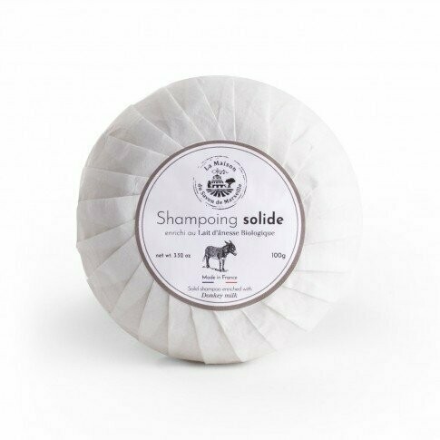 SHAMPOING SOLIDE AU LAIT D'ANESSE BIO - 100G