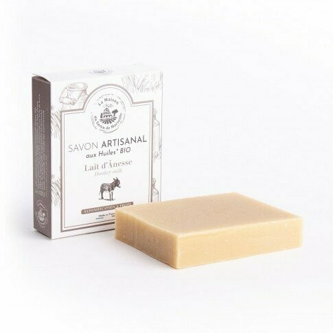 SAVON SAPONIFIE A FROID - SURGRAS LAIT D'ANESSE 100G