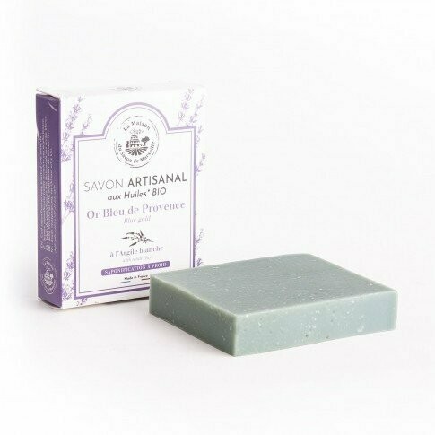 SAVON SAPONIFIE A FROID - SURGRAS OR BLEU DE PROVENCE 100G
