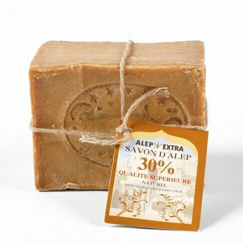 SAVON D'ALEP CORDE 30% HUILE DE BAIE DE LAURIER 200G