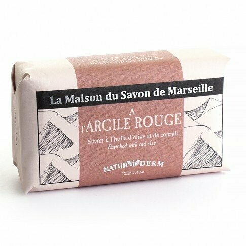 SAVONNATUR I DERM - ARGILE ROUGE 125G