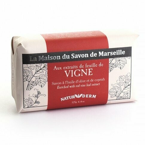 SAVON NATUR I DERM - VIGNE ROUGE 125G