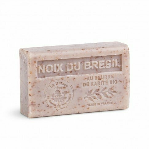 SAVON PARFUME EXFOLIANT ENRICHI AU BEURRE DE KARITE BIO 125G - NOIX DU BRESIL