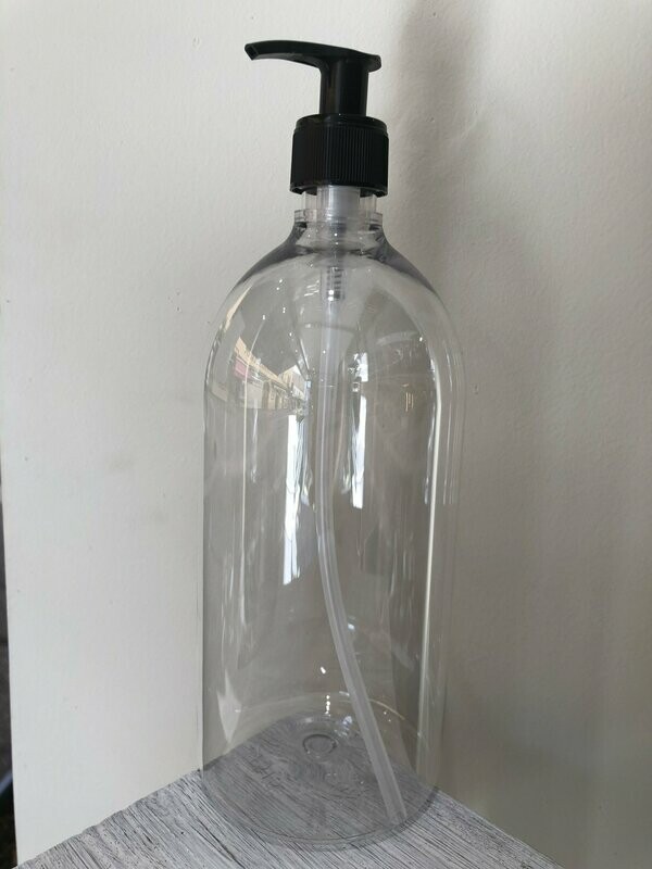 FLACON POMPE VIDE 1L POUR SAVON LIQUIDE DE MARSEILLE