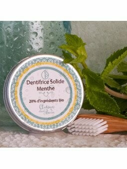 DENTIFRICE SOLIDE AUX DEUX MENTHES - 30ML - 100% NATUREL