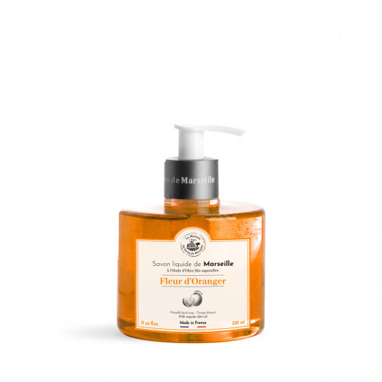 SAVON LIQUIDE DE MARSEILLE PARFUME A LA FLEUR D'ORANGER 330ML