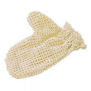 GANT DE MASSAGE TRICOTE - MAILLE FINE