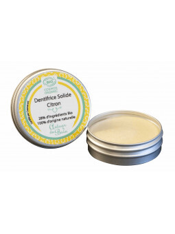 DENTIFRICE SOLIDE AU CITRON JAUNE -  30ML 100% NATUREL