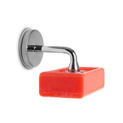 PORTE SAVON A VENTOUSE  - INOXIDABLE - SANS COLLAGE NI PERCAGE