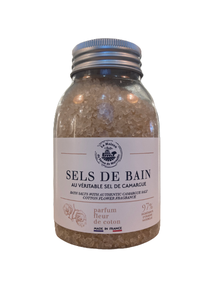SEL DE BAIN AU PARFUM FLEUR DE COTON 300G