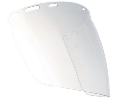 Visiere PC incolore pour FORCECAL ou HG930B. (400 x 225 mm).