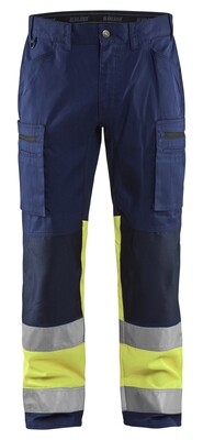 Pantalon artisan haute-visibilité +stretch