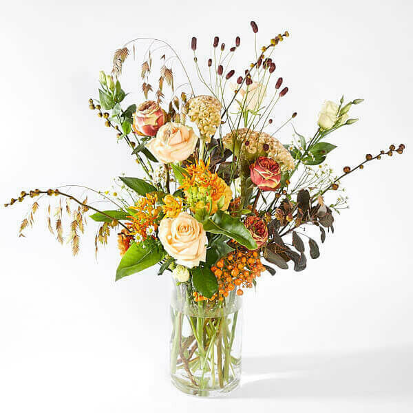 Boeket in vaas luchtig