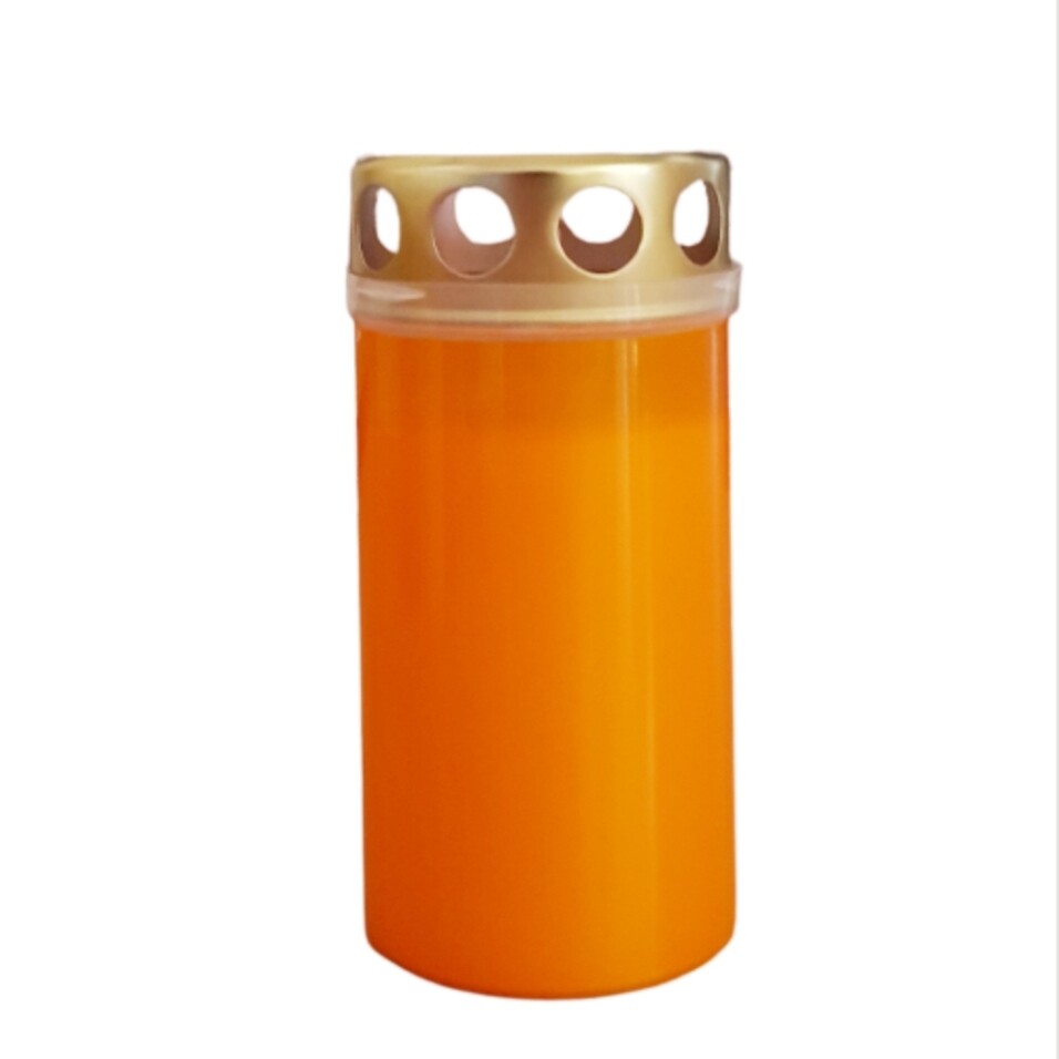 Grabkerze Orange