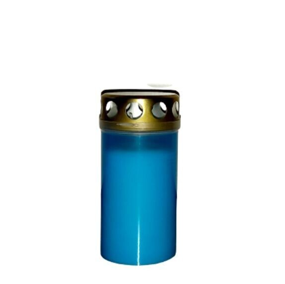 Grabkerze HELLBLAU