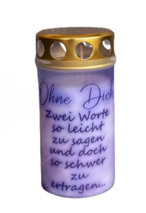 Grabkerze Ohne Dich... *E1*