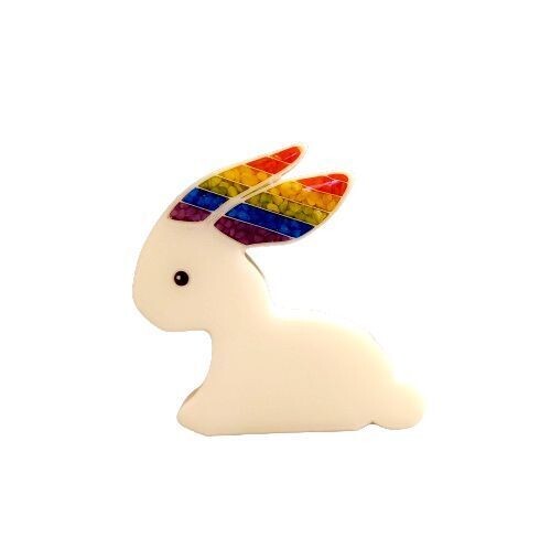 Hase mit REGENBOGENohren