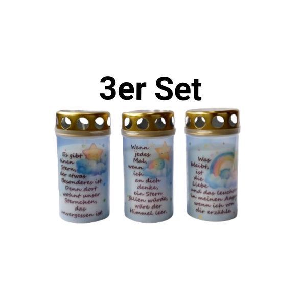 Bunte Sterne 3er Set *55*