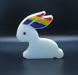 Hase mit REGENBOGENohren