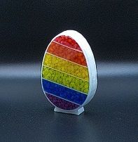 Osterei REGENBOGEN