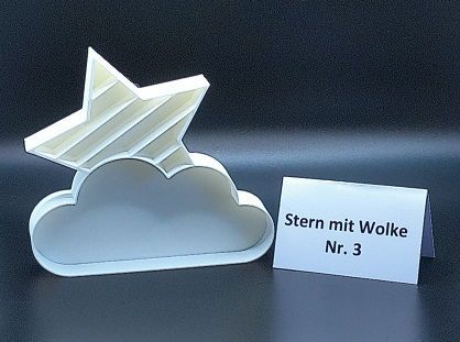 Stern mit Wolke Nr. 3