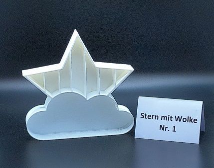 Stern mit Wolke Nr. 1