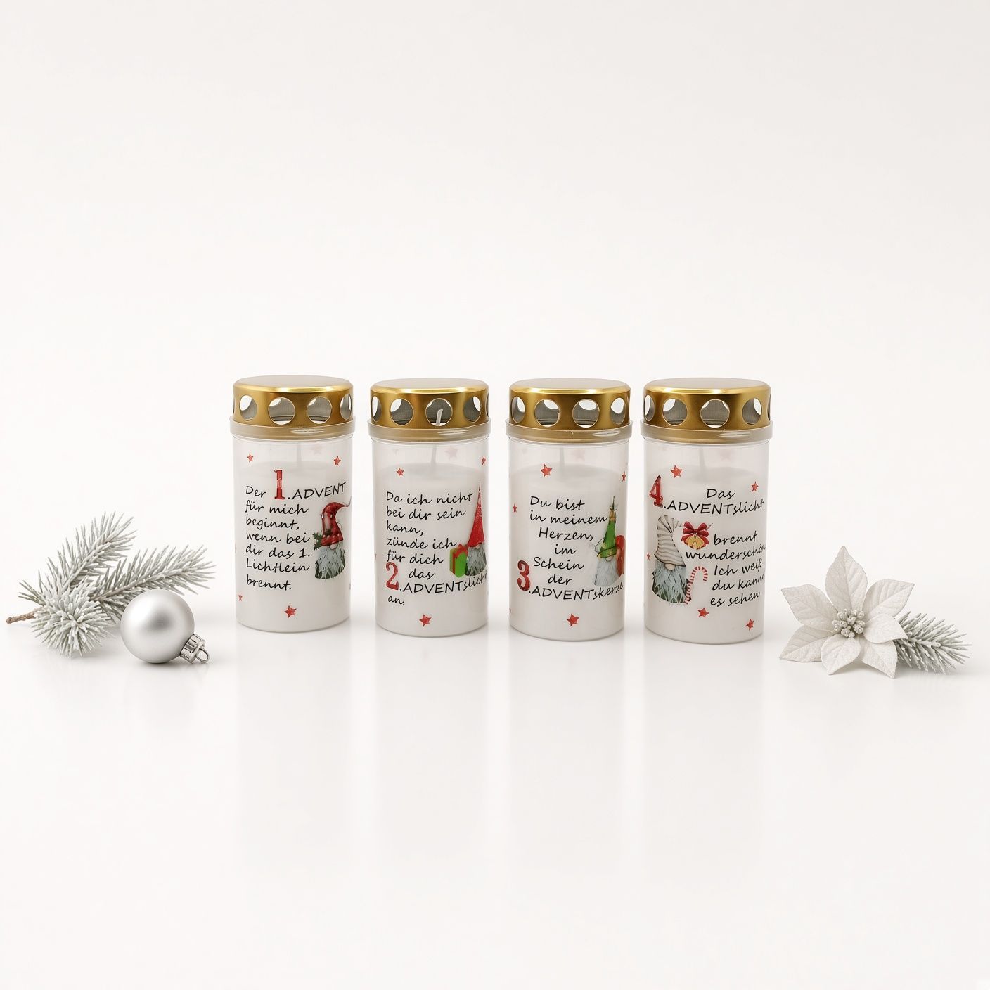 4er Set ADVENT Wichtel *W3* 4er Set ADVENT Wichtel *W3*