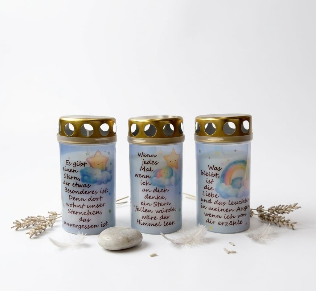 Bunte Sterne 3er Set *55*