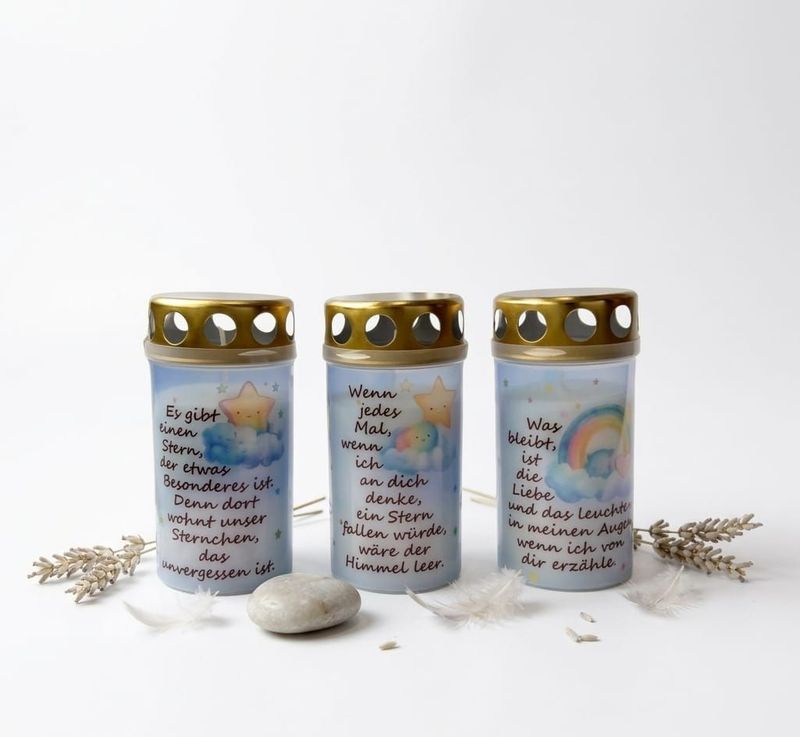 Bunte Sterne 3er Set *55*