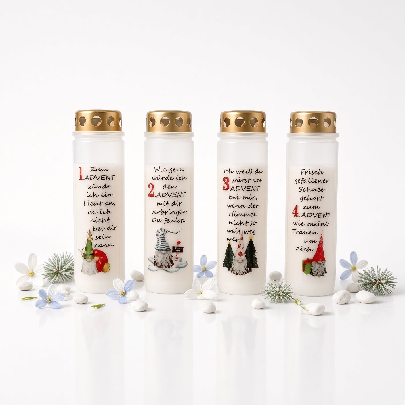 4er Set ADVENT Wichtel *W1* 4er Set ADVENT Wichtel *W1*