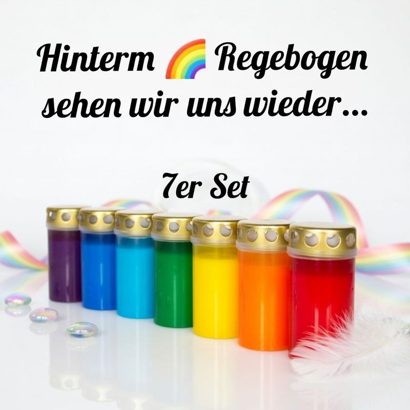 REGENBOGEN Set 7 Stück