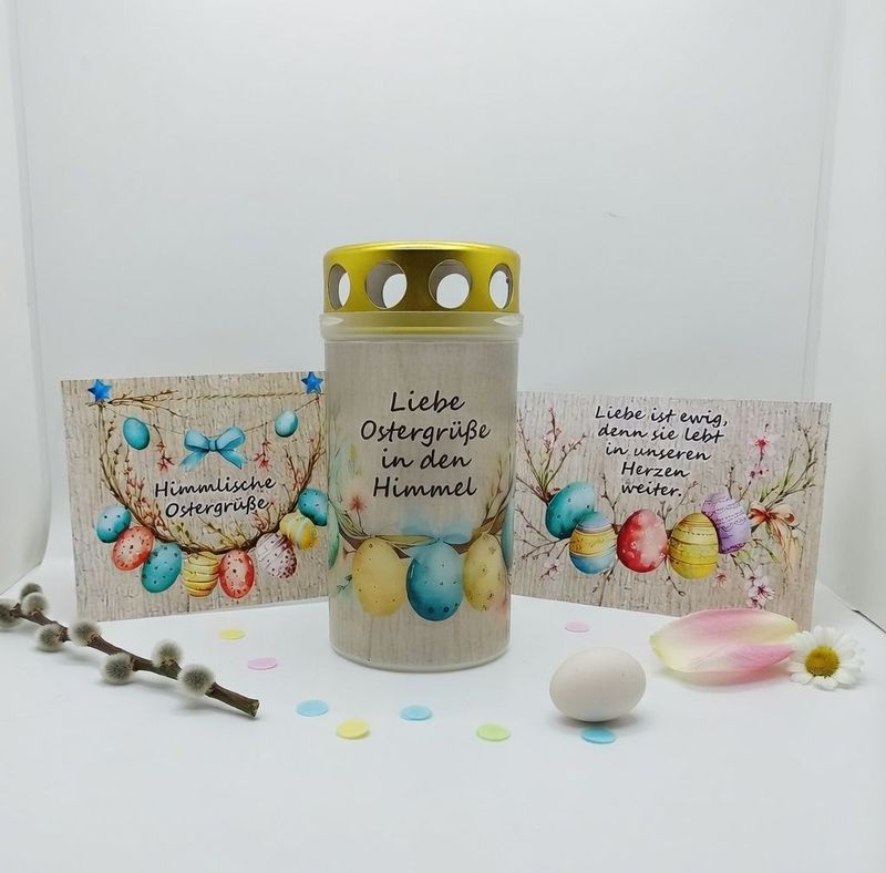 Grabkerze Ostereier *OS15*