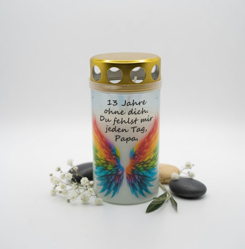 Grablicht Regenbogenflügel *E28* Grablicht Regenbogenflügel *E28*