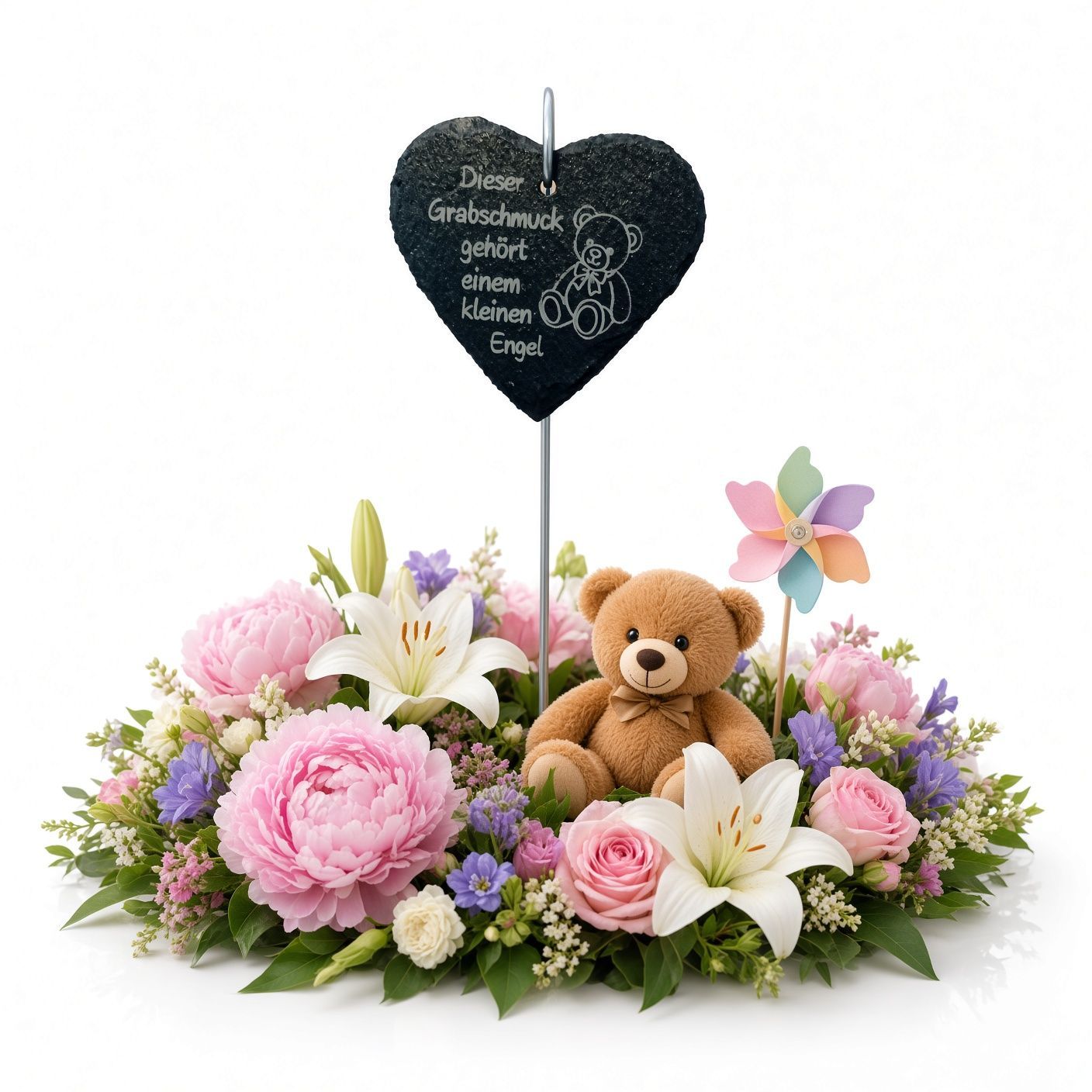 Schieferherz Teddy Schieferherz Teddy