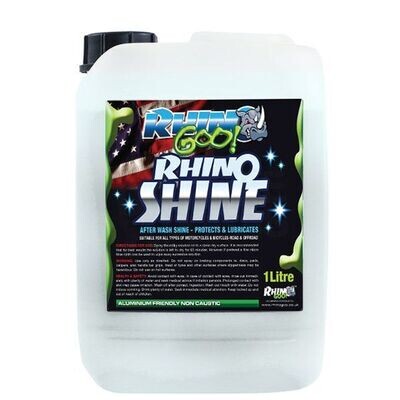 Rhino Shine After Wash Shine and Protect and Lubricate 5L