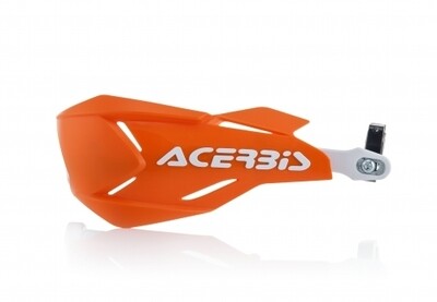 Acerbis X-Factory Wraparound Handguards Orange/white