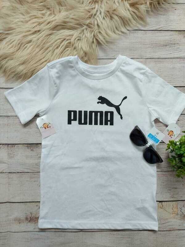 Camiseta blanca Puma, 7 años