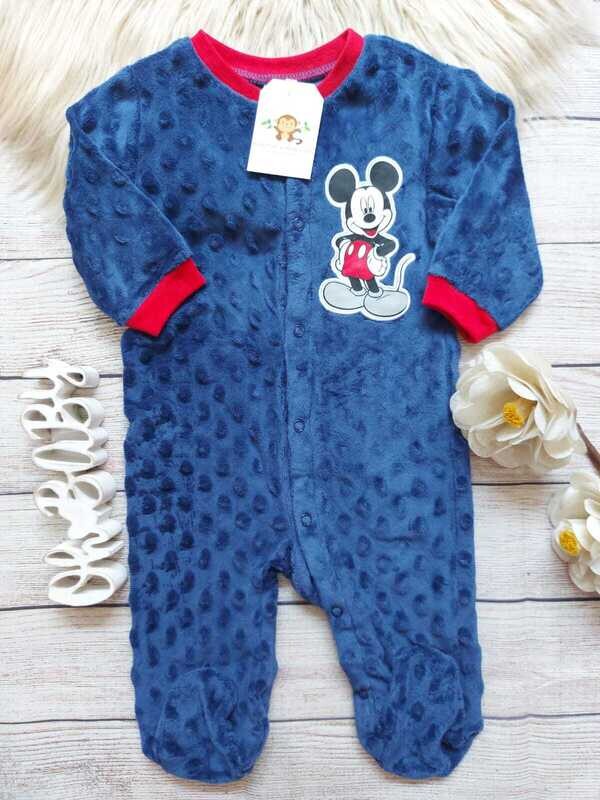 Monito azul Mickey Mouse, Disney baby, 3 a 6 meses