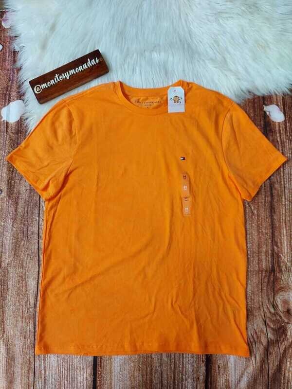 Camiseta naranja, Tommy Hilfiger, Talla M